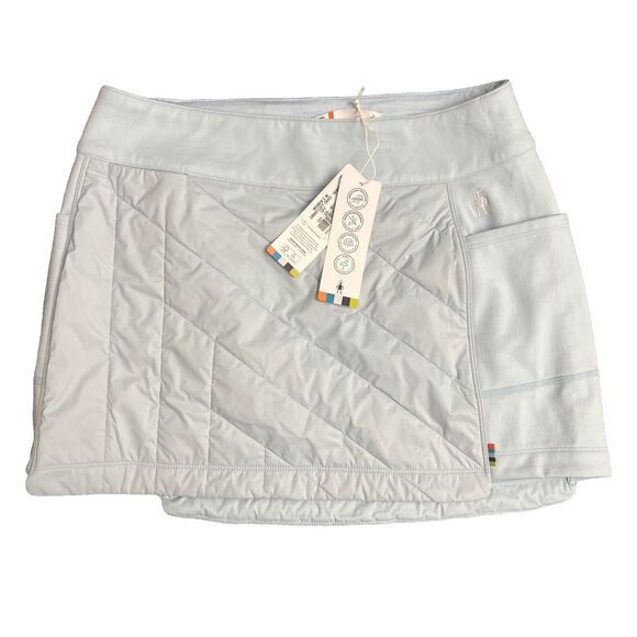 Smartwool Womens Insulated Smartloft 60 Pull-On Skirt Winter Sky Blue Medium New - Picture 3 of 9